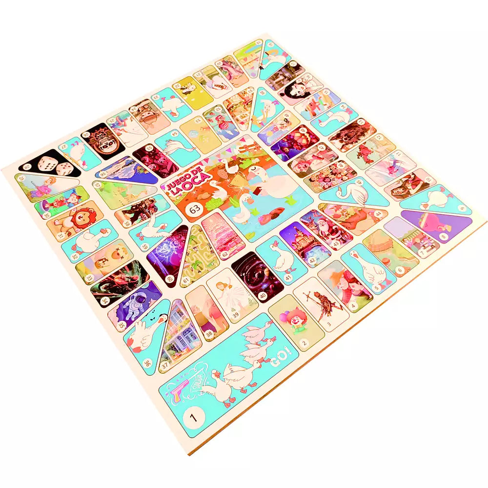 Juegos De Mesa Toy Planet 2 En 1 Parchis Y Oca 4 Jugadores multicolor para unisex