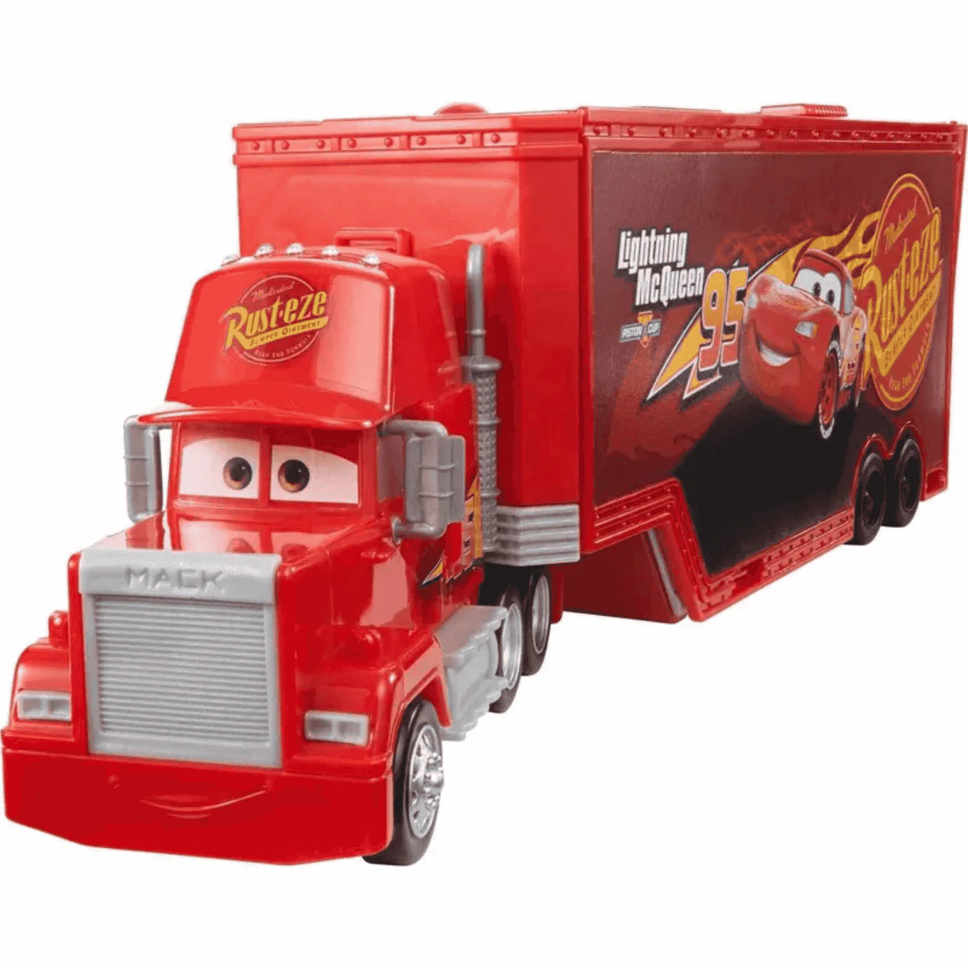 Vehículos Y Radiocontrol Mattel Games Disney Pixar Cars Camión Mack Convertible En Pista Para Coches rojo para niños
