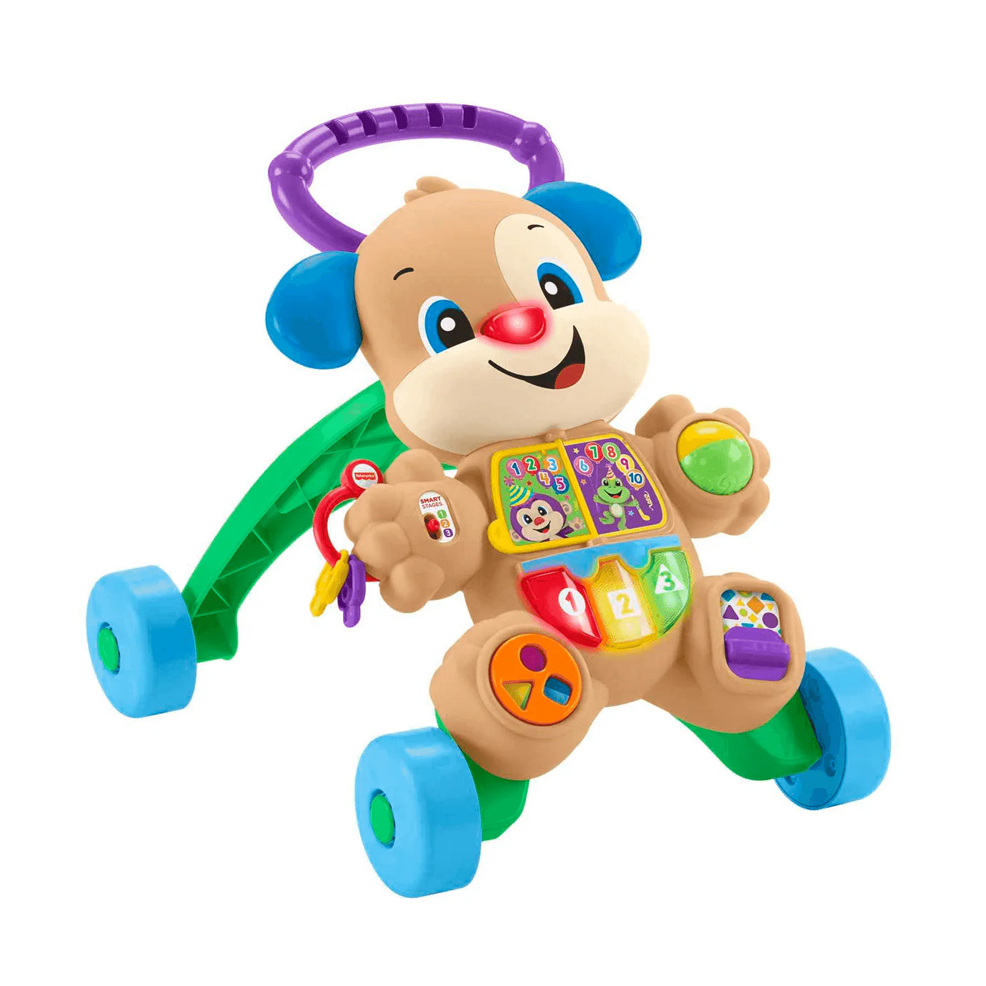 Primera Infancia Mattel Games Fisher Price Ríe Y Aprende - Andador Perrito Primeros Pasos multicolor para niños