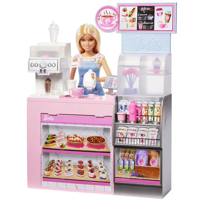 Muñecas Y Peluches Mattel Games Barbie You Can Be Anything - Cafetería multicolor para niños