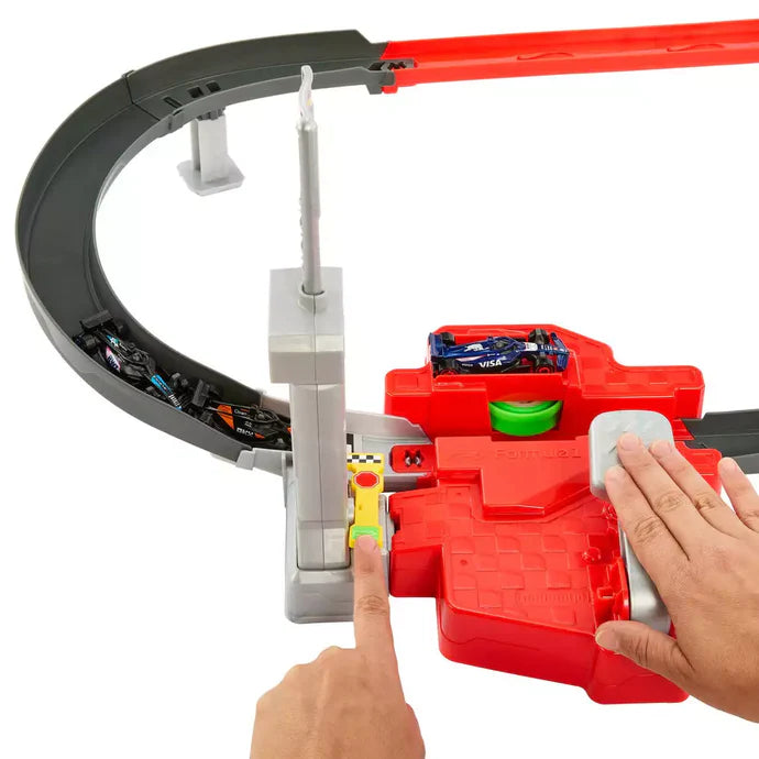 Vehículos Y Radiocontrol Mattel Games Hot Wheels Racing Circuito Formula 1 + 3 Coches multicolor para niños