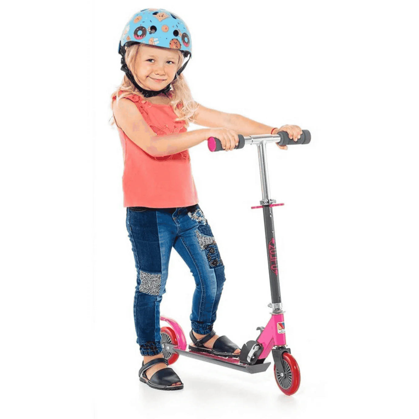 Aire Libre Molto Patinete Plegable Rosa rosa para unisex