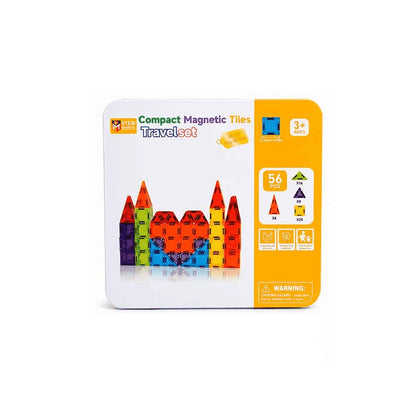 Juegos De Mesa Toy Planet Bloques Magneticos 56 Pzs multicolor para niños