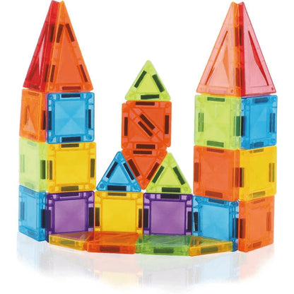 Juegos De Mesa Toy Planet Bloques Magneticos 56 Pzs multicolor para niños