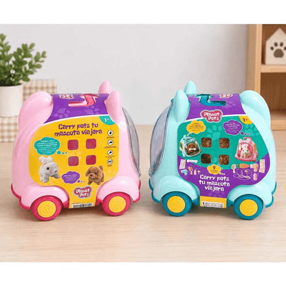 Muñecas Y Peluches Toy Planet Transportin Mascota Con Sonidos multicolor para niños