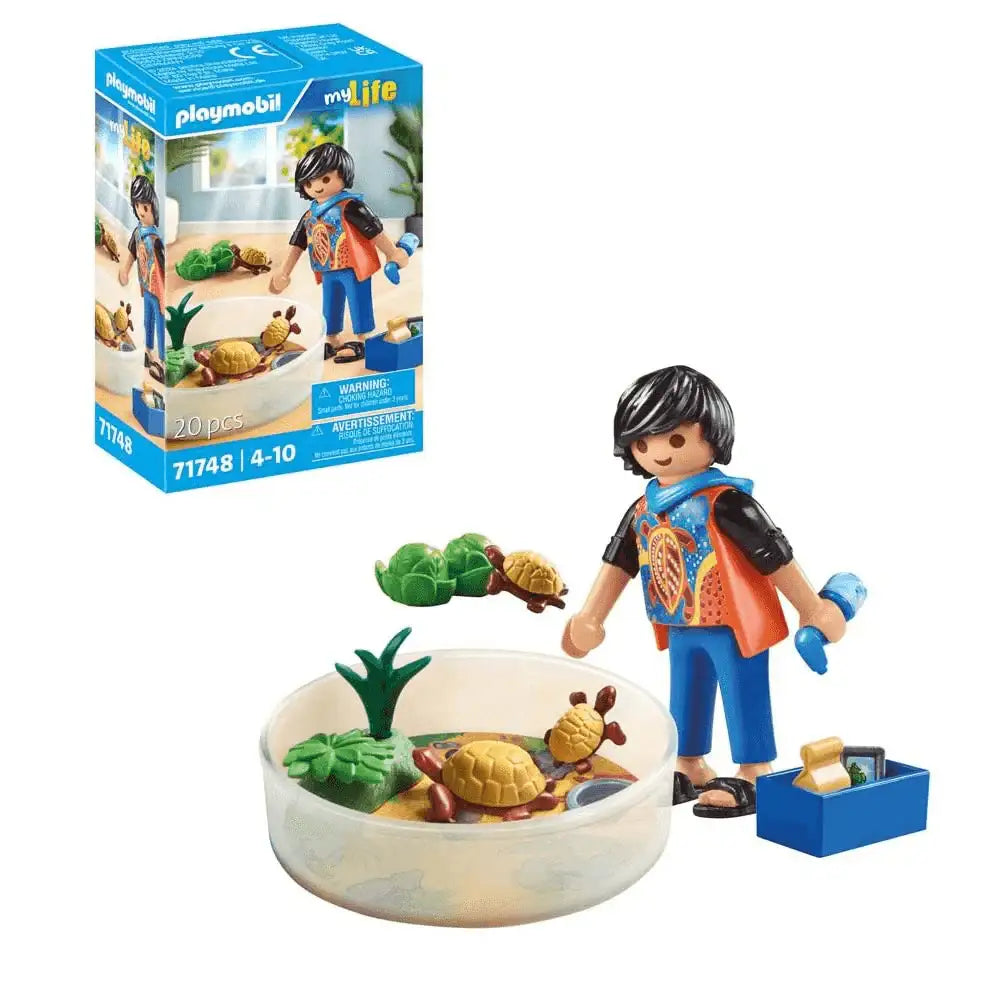 Figuras Y Minimundos Playmobil Cuidador De Tortugas multicolor para unisex