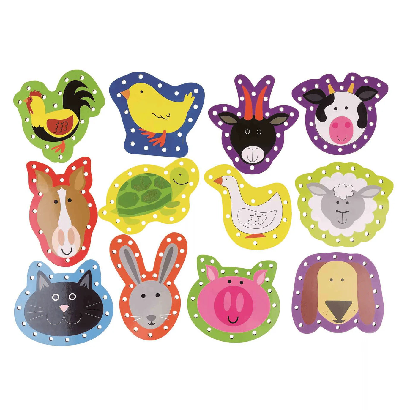 Juegos De Mesa Toy Planet Entrelazos Animales multicolor para niños