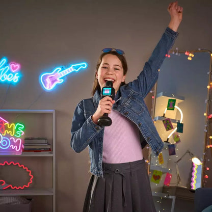 Otros Vitech Micrófono Karaoke Disco Lights negro para niños