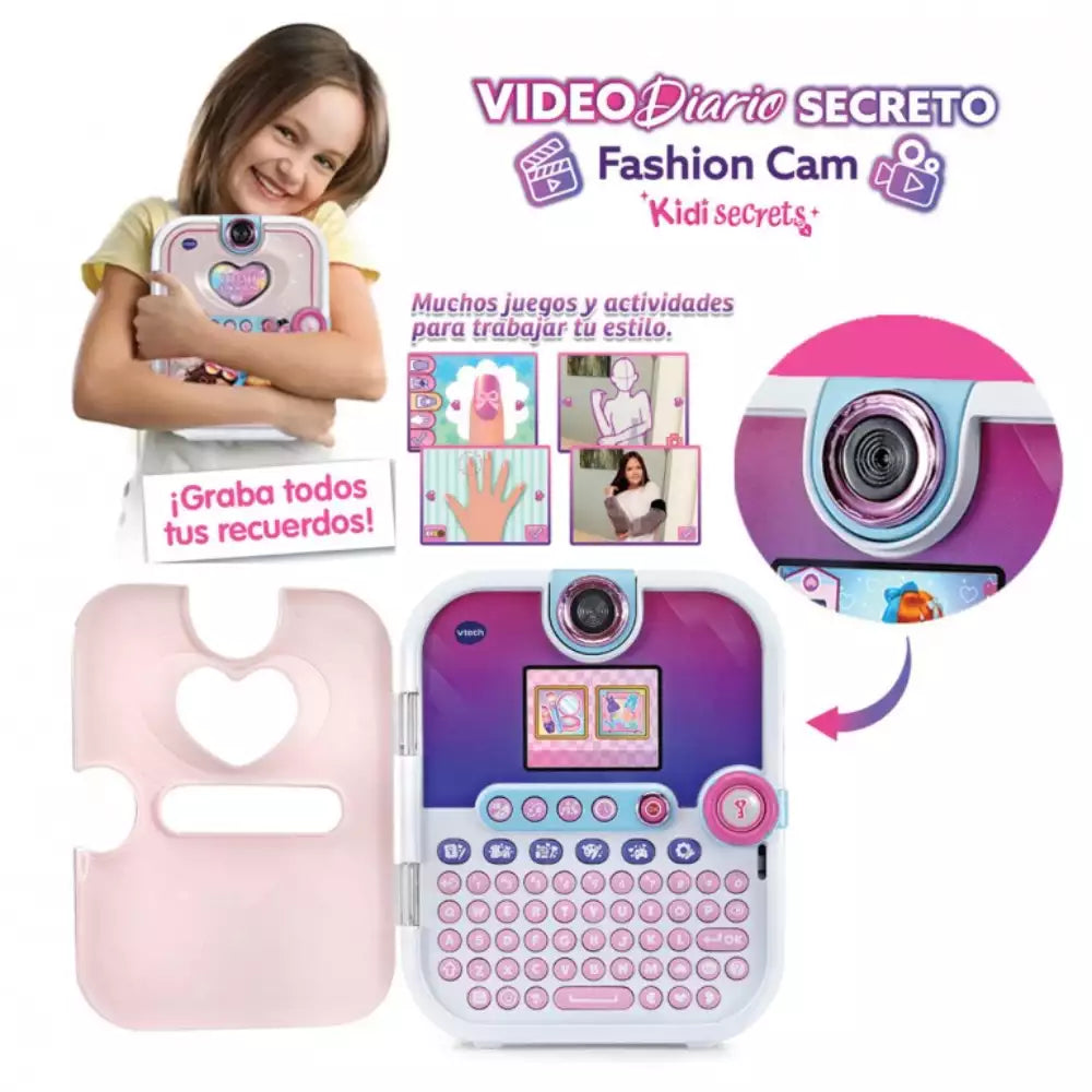 Otros Vitech Kidi Secrets Video Diario Secreto Fashion Cam rosa para niños