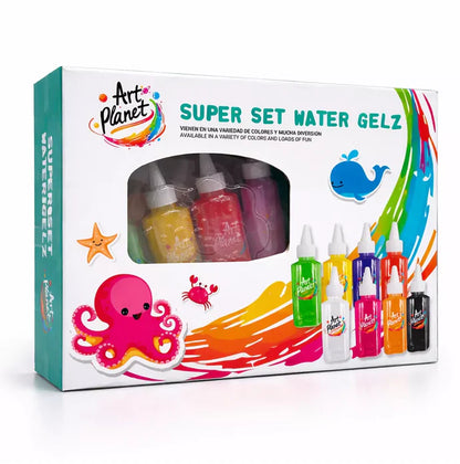 Construcciones Y Puzzles Toy Planet Aquagelz Con Moldes  multicolor para niños