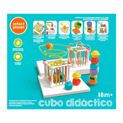 Juegos De Mesa Toy Planet Cubo Cuerdas multicolor para bebe