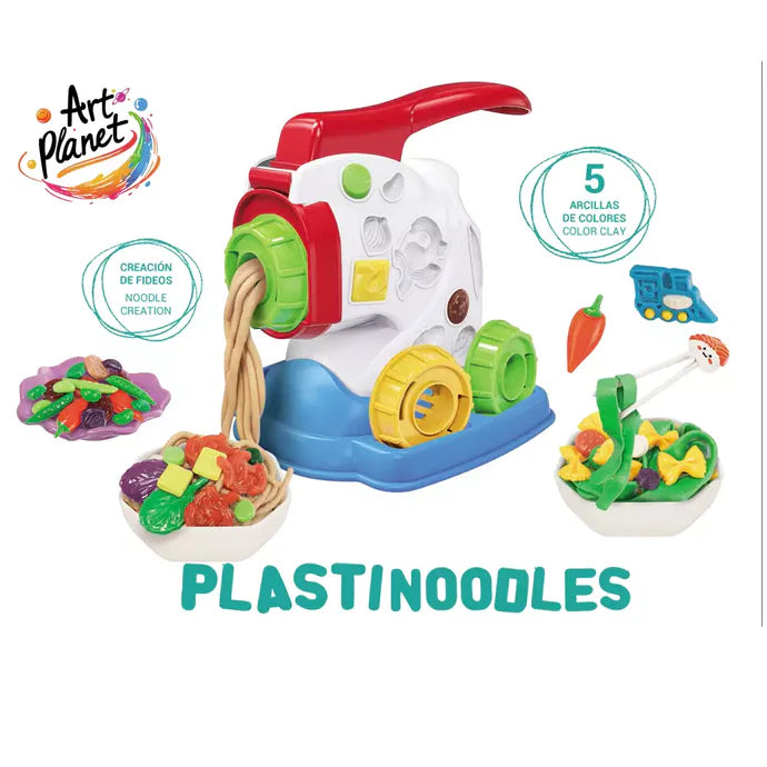 Construcciones Y Puzzles Toy Planet Plastinoodles varios colores para niños