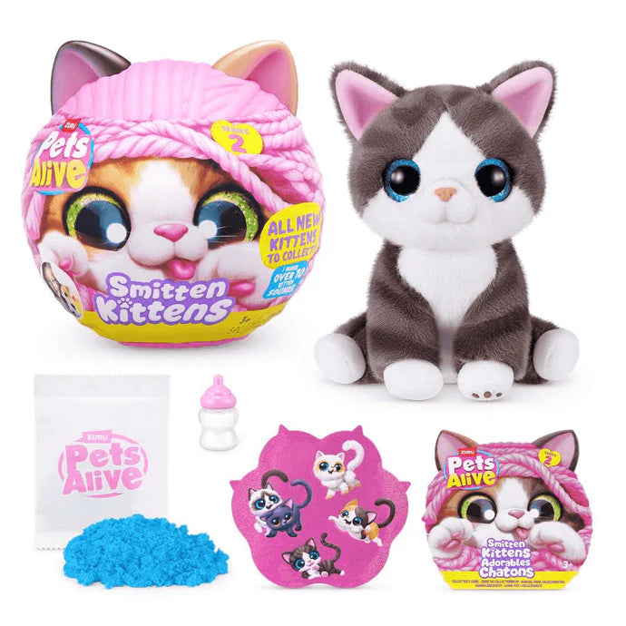 Muñecas Y Peluches Zuru Pets Alive-Smitten Kittens-Series 2 multicolor para niños