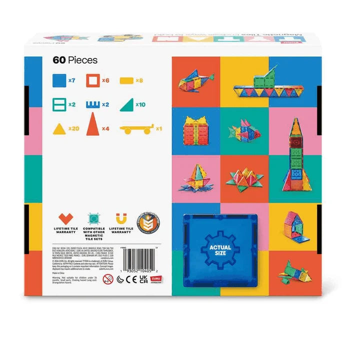Juegos De Mesa Toy Planet Tytan Core S1 Magnetic 60 Pcs multicolor para niños