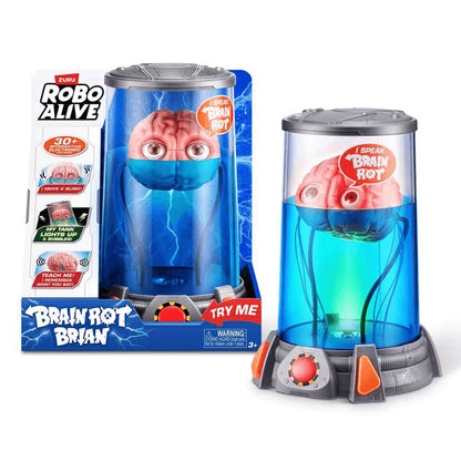 Figuras Y Minimundos Toy Planet Robo Alive Brain Series 1 Brain Rot multicolor para niños