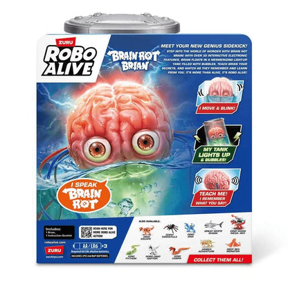 Figuras Y Minimundos Toy Planet Robo Alive Brain Series 1 Brain Rot multicolor para niños