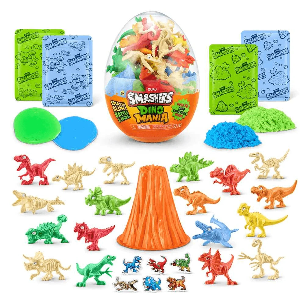 Figuras Y Minimundos Toy Planet Smashers Dino Mania Series 1 Stdo multicolor para niños