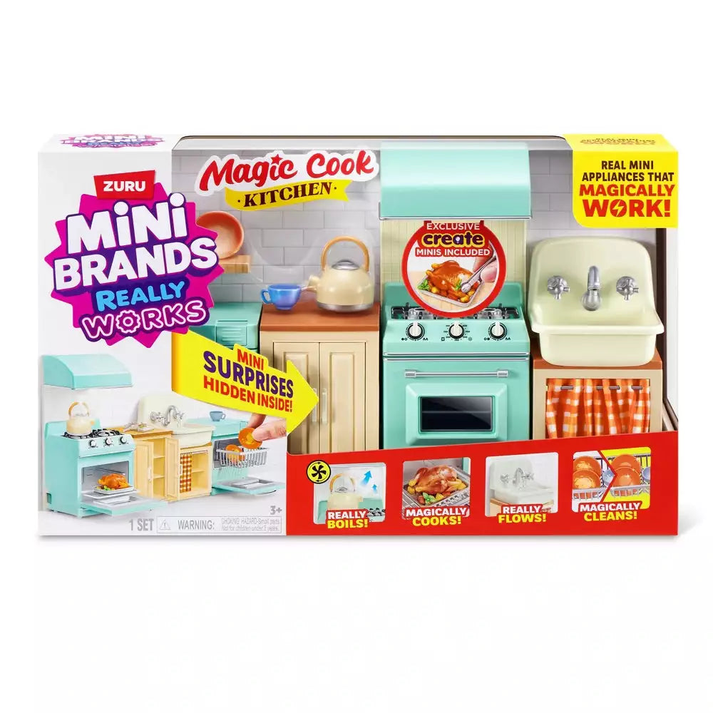 Figuras Y Minimundos Toy Planet Mini Brands Magic Cook Kitchen S1 Stdo multicolor para niños
