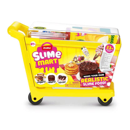 Construcciones Y Puzzles Toy Planet Slime Carrito Compra Con Accesorios amarillo para niños