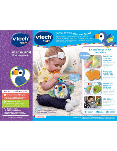 Muñecas Y Peluches Vetch Tucan Musical ¡Hora De Pasear! multicolor para bebe