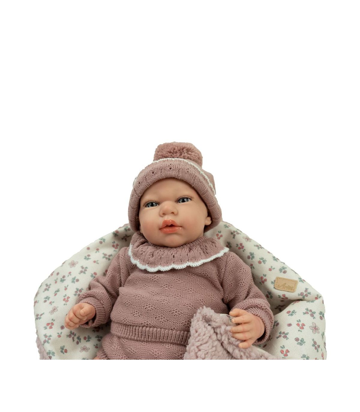Muñecas Y Peluches Muñecas Arias Reborn Arias 40Cm Greta Rosa Con Manta multicolor para niños