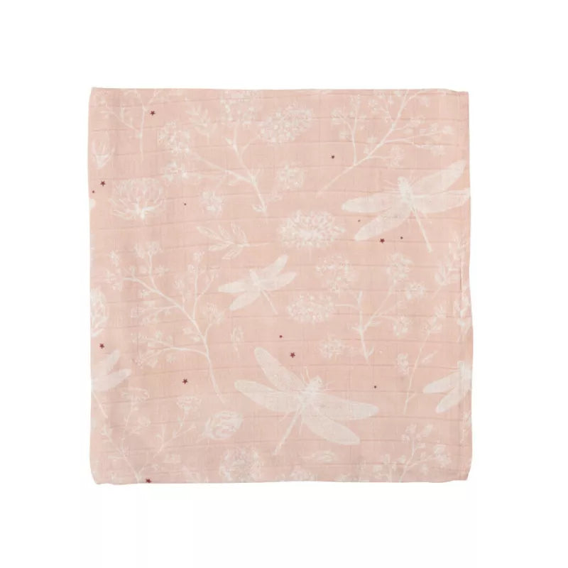 Paseo Bimbidreams Muselina Bambú 120X120 Cm Dafne B/Rosa rosa para bebe