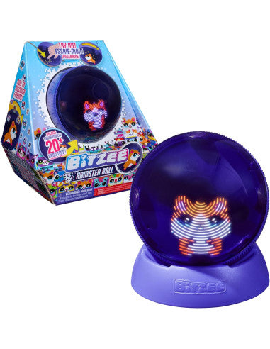 Electrónicos Spin Master Mascota Interactiva Bitzee Hamster Ball morado para niños