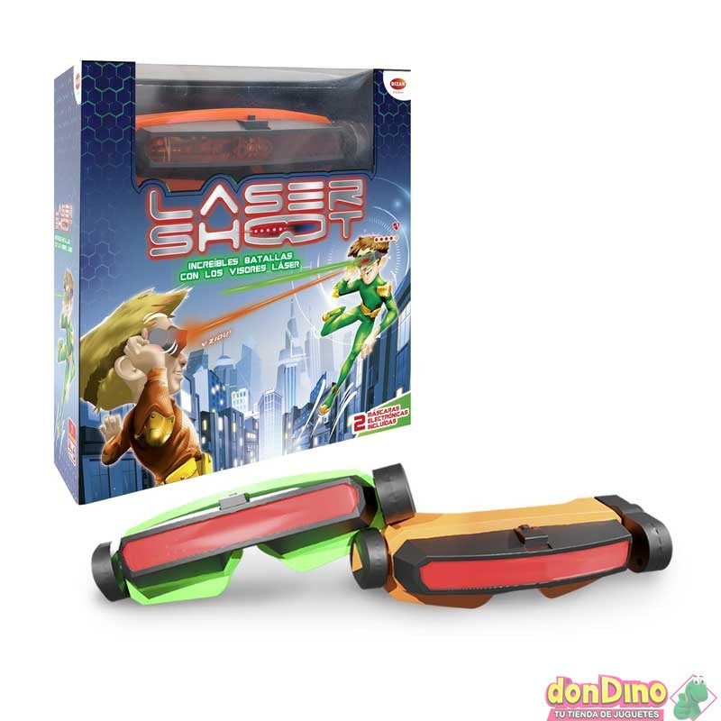 Electrónicos Bizak Laser Shot - Batalla Visión Láser naranja para niños
