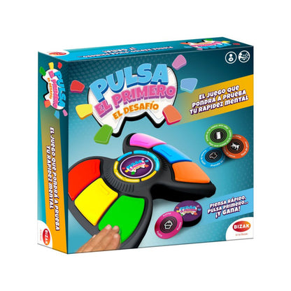 Juegos De Mesa Bizak Pulsa El Primero El Desafío multicolor para niños