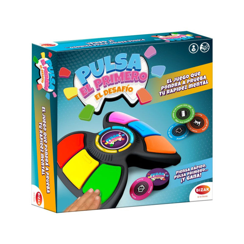 Juegos De Mesa Bizak Pulsa El Primero El Desafío multicolor para niños