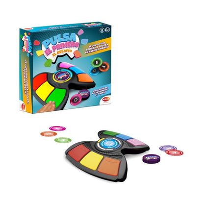 Juegos De Mesa Bizak Pulsa El Primero El Desafío multicolor para niños