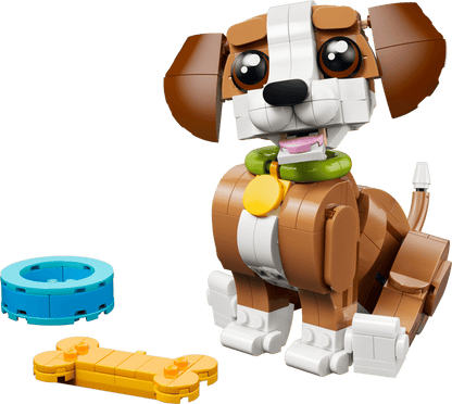 Construcciones Y Puzzles Lego Simpáticos Animales: Cachorro Juguetón multicolor para niños