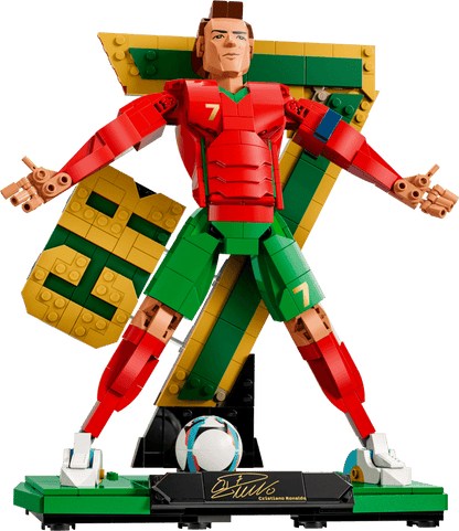 Construcciones Y Puzzles Lego Cristiano Ronaldo: Leyenda Del Fútbol multicolor para niños