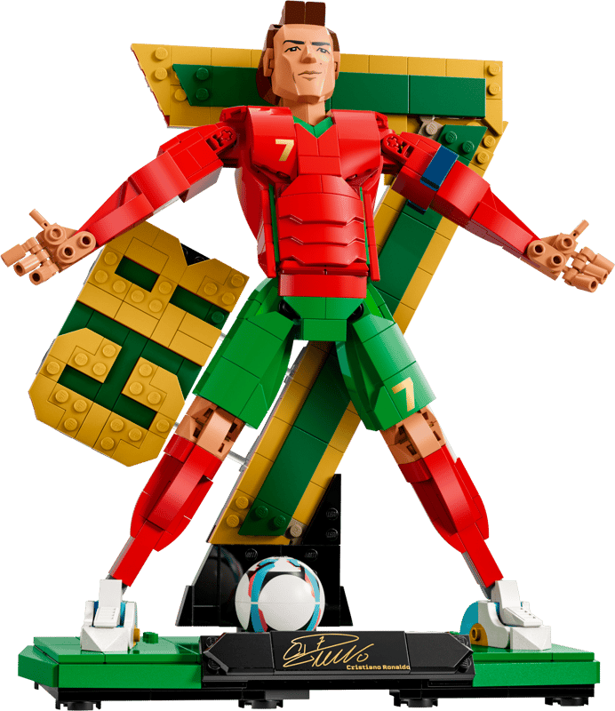 Construcciones Y Puzzles Lego Cristiano Ronaldo: Leyenda Del Fútbol multicolor para niños