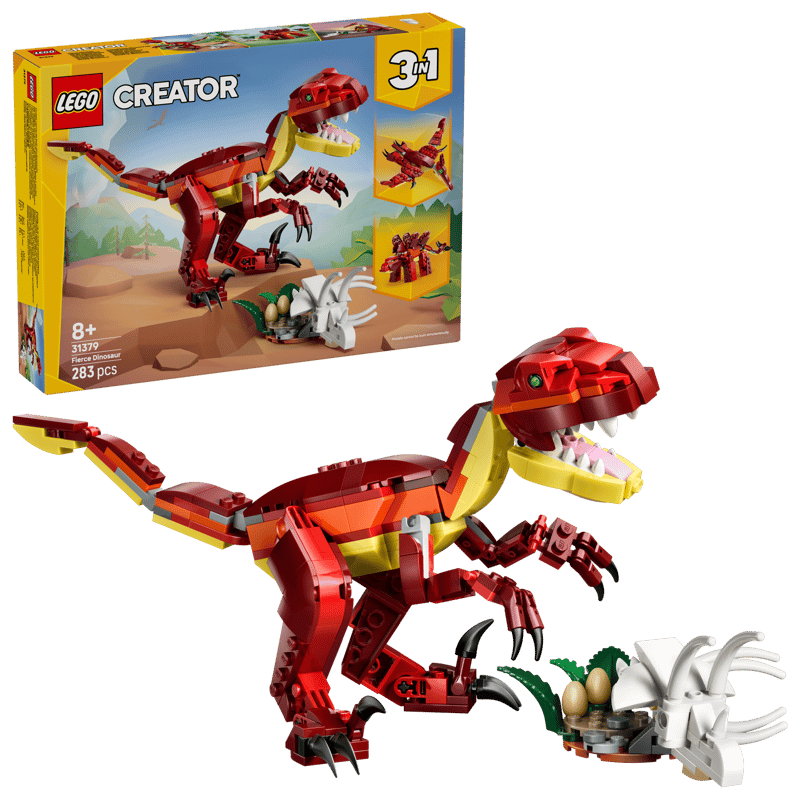 Construcciones Y Puzzles Lego Feroz Dinosaurio multicolor para niños