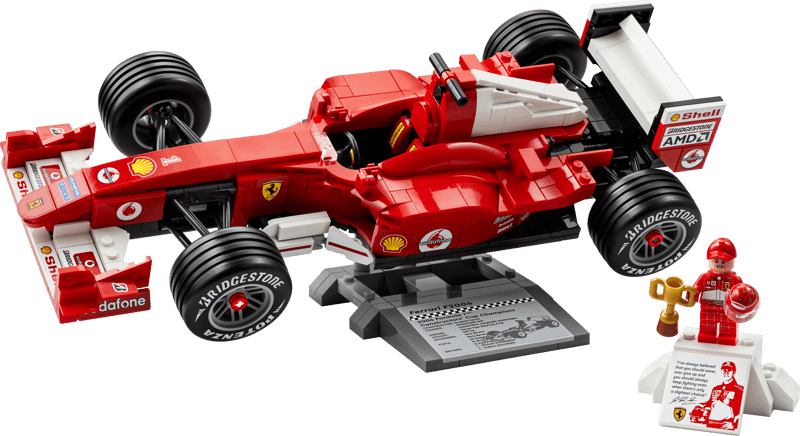 Construcciones Y Puzzles Lego Lego Icons - Ferrari F2004 & Michael Schumacher multicolor para niños