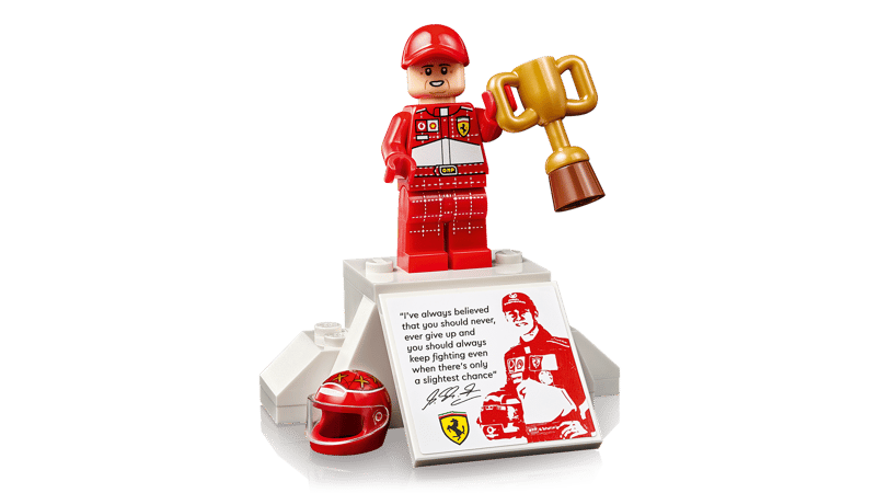 Construcciones Y Puzzles Lego Lego Icons - Ferrari F2004 & Michael Schumacher multicolor para niños