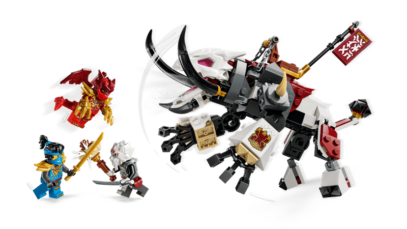 Construcciones Y Puzzles Lego Lego Ninjago - Zilvar Y Bestia Dragón Grimtack multicolor para niños