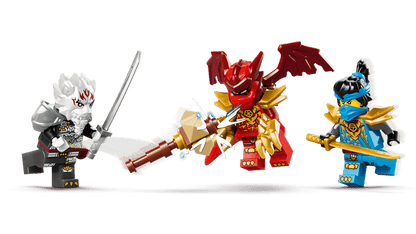 Construcciones Y Puzzles Lego Lego Ninjago - Zilvar Y Bestia Dragón Grimtack multicolor para niños