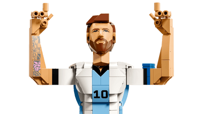 Construcciones Y Puzzles Lego Lionel Messi: Leyenda Del Fútbol multicolor para niños