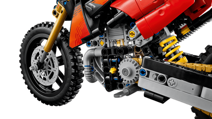 Construcciones Y Puzzles Lego Moto Ducati Desmo450 Mx Factory rojo para niños