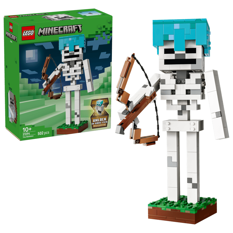 Construcciones Y Puzzles Lego Lego Minecraft - El Esqueleto multicolor para niños