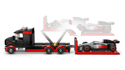 Construcciones Y Puzzles Lego Camión De Exposición De F1 Con Coche De multicolor para niños