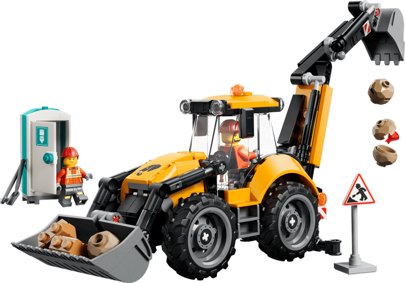 Construcciones Y Puzzles Lego Lego City - Cargadora Retroexcavadora Amarilla multicolor para niños