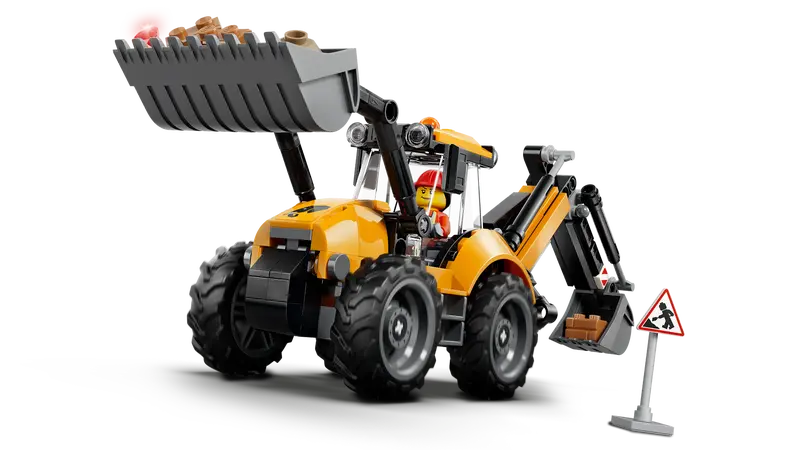 Construcciones Y Puzzles Lego Lego City - Cargadora Retroexcavadora Amarilla multicolor para niños