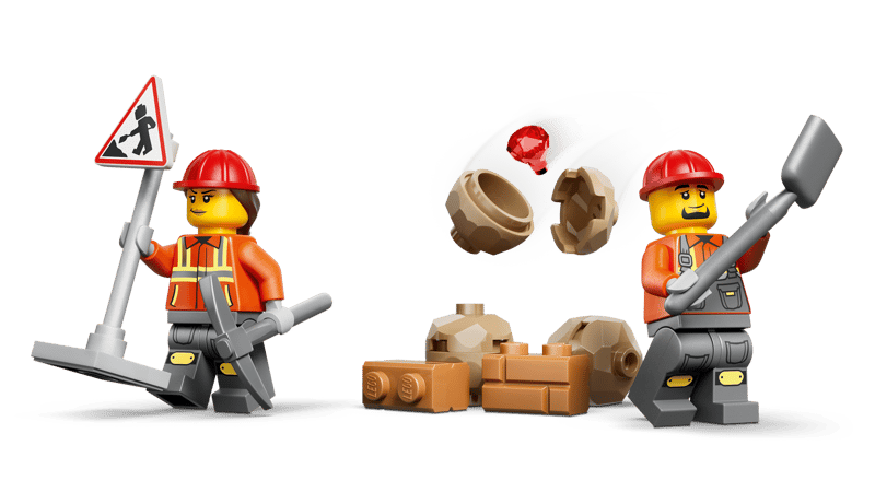 Construcciones Y Puzzles Lego Lego City - Cargadora Retroexcavadora Amarilla multicolor para niños