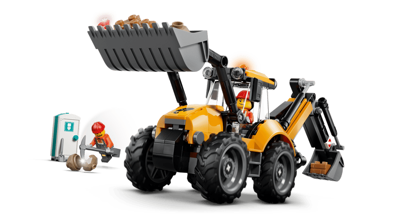 Construcciones Y Puzzles Lego Lego City - Cargadora Retroexcavadora Amarilla multicolor para niños