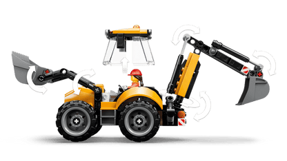 Construcciones Y Puzzles Lego Lego City - Cargadora Retroexcavadora Amarilla multicolor para niños