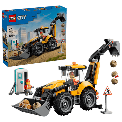 Construcciones Y Puzzles Lego Lego City - Cargadora Retroexcavadora Amarilla multicolor para niños