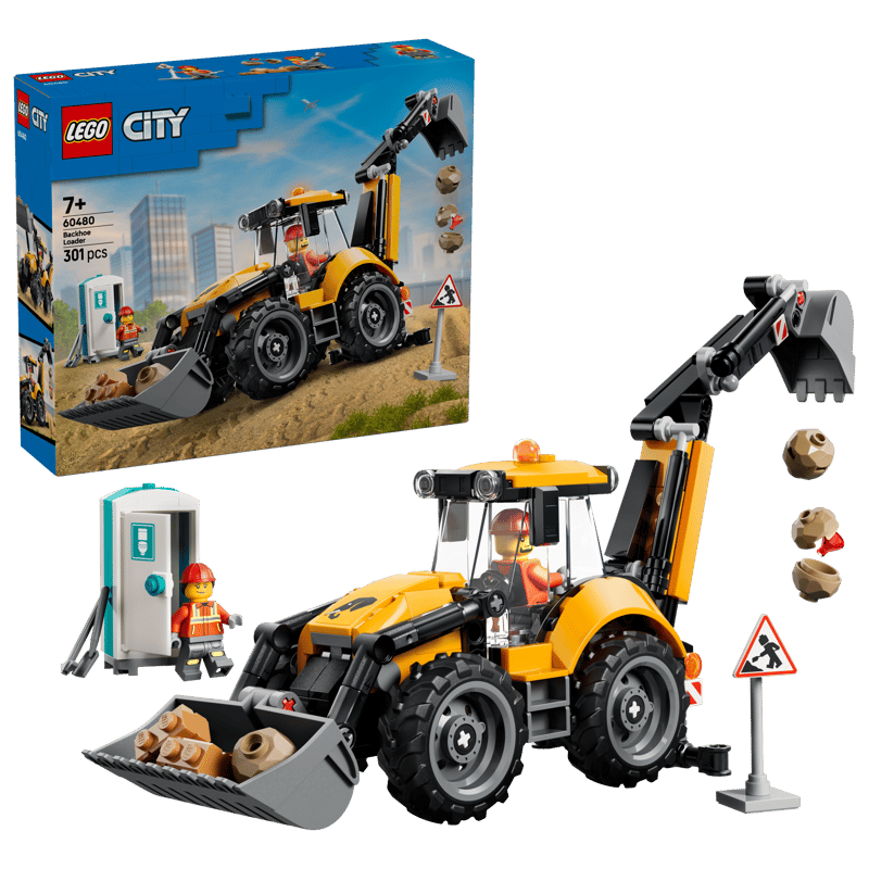 Construcciones Y Puzzles Lego Lego City - Cargadora Retroexcavadora Amarilla multicolor para niños